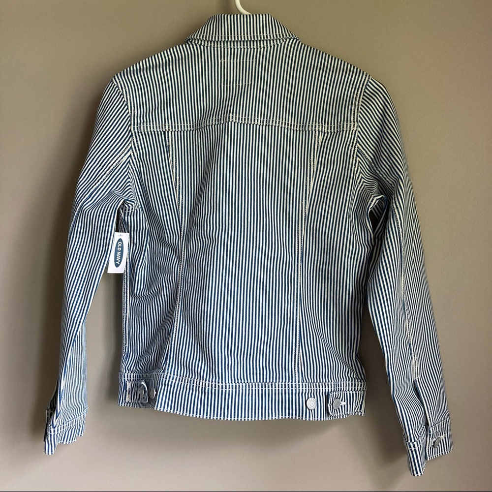 Old Navy Women’s Size S Railroad Jean Jacket - Picture 2 of 9
